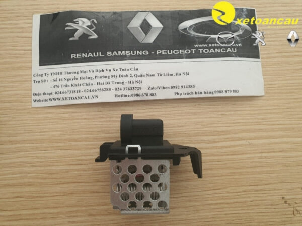 Biến trở lồng quạt két nước SM3 2014 Fluence GENUINE NS.QQ (Phần ĐIỆN TRỞ Nhôm CHẤM BI)