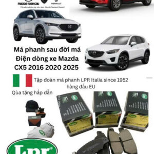 Má phanh sau CX5 2016 má phanh sau Mazda CX5 2020 2025 má điện LPR Italia