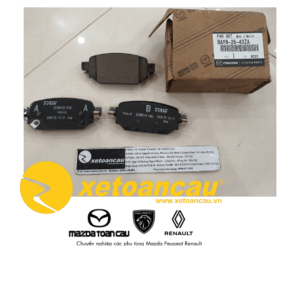 Má phanh sau Mazda 3 2017 2018 FL Má phanh sau Mazda 3 2020 2025 Điện Má phanh sau Mazda 3 2018 FL Đời má Điện  BAY02643ZA BAY0-26-43ZA BAY02643Z D2Y12643ZA D2Y1-26-43ZA